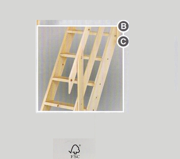 Trapleuning voor de cottage premium steektrap bestellen Premium