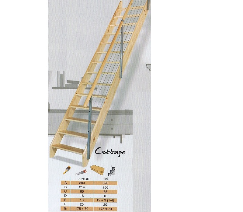 Goedkope trappen bouwpakket Large