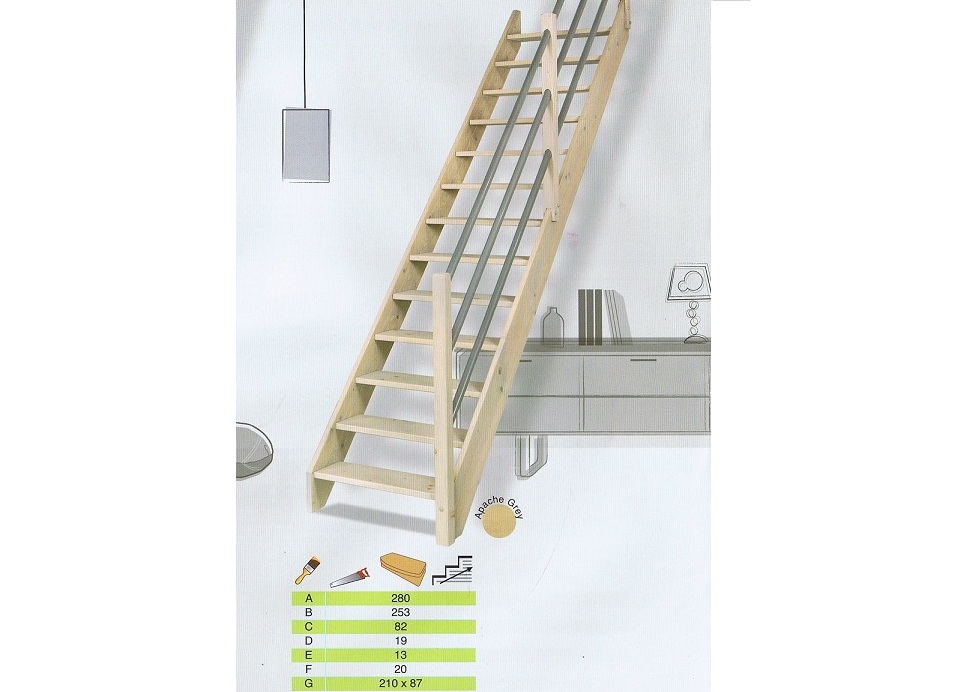 Goedkope vuren trappen Jura